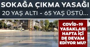 Özellikle risk altında bulunan 18 yaş altı vatandaşlar ile ilgili alınacak kararlar belirlendi mi? Son Dakika Haberi Hafta Sonu Sokaga Cikma Yasagi Hafta Ici De Var Mi 20 Yas Alti Sokaga Cikma Yasagi Saatleri Belli Oldu Son Dakika Haberler
