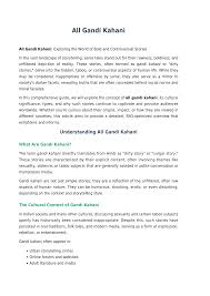 All Gandi Kahani
