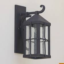 Wrought Iron Outdoor Lighting Fixture