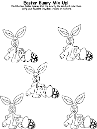 40+ crayola easter coloring pages for printing and coloring. Easter Bunny Mix Up Coloring Page Crayola Com