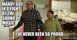 Manny Fights Funny Modern Family Memes 14 Modern Family Quotes Modern Family Modern Family Memes