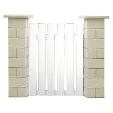 Cloture pvc bretagne blanc castorama. Portillon Pvc Normandie Blanc 100 X H 120 Cm Castorama