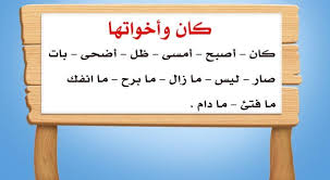 كان وأخواتها لماذا سميت الافعال الناقصة بالناقصة وما هي وظيفة كان وأخواتها الإعرابية