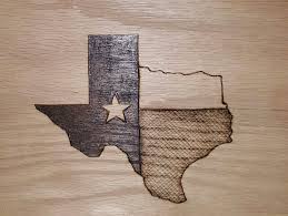 Wood Burned Texas State Outline Flag Wood Burning Crafts Wood Burning Arts And Crafts
