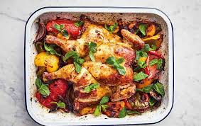 Jamie Oliver S 5 Ingredient Harissa Chicken Traybake Moroccan Recipes Goodtoknow Recipe Harissa Chicken Harissa Recipes Jamie Oliver 5 Ingredients