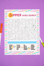 Edit your post published by jenni brennan on july 22, 2021 this weekend we go. Free Summer Word Search Printable Happiness Is Homemade