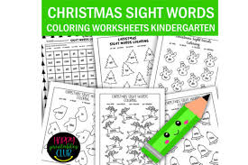 Our free coloring worksheets are great for everybody! Christmas Sight Words Coloring Worksheet Grafik Von Happy Printables Club Creative Fabrica