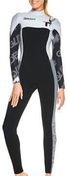 3mm Womens Glidesoul Flashback 74 Full Wetsuit Back Zip