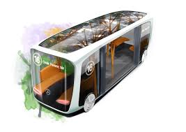 Mercedes Benz Ivy Concept Bus Dizajn Transporta Nissan Transport