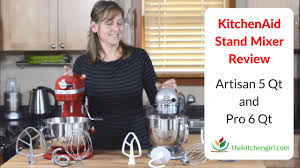 Kitchenaid mixer artisan vs professional. Kitchenaid Stand Mixer Review 5 Qt Artisan And 6 Qt Pro 600 Features Youtube