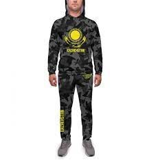 Состоит из олимпийки и брюк. Muzhskoj Sportivnyj Kostyum Kazakhstan Kzh 795080 Kmp 2 Kupit V Print Bar