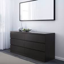 Ikea Hemnes 8 Drawer Dresser Black Brown Malm 6 Drawer Dresser Black Brown Ikea In 2020 Black Dresser Bedroom Ikea Malm 6 Drawer Dresser Black Bedroom Furniture