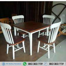 Jual Set Meja Kursi Makan Cafe Sederhana Harga Murah Kursi Cafe Murah Meja Cafe Minimalis Sofa Cafe Kayu Jati Kursi Makan Meja Kursi
