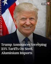 Donald Trump announced that his administration will impose 25% tariffs