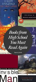 10 Books From High School You Must Read Again Books Books To Read In Your 20s High School Books