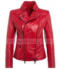 Pierre Leather Jacket Women S Red Biker Jacket