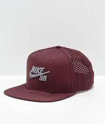 Nike Sb Performance Burgundy Grey Trucker Hat Zumiez Nike Sb Sleek Accessories Trucker Hat