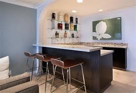 Find out a selection of the best small home bar ideas which can be your inspiration to add one to your a small bar, like a wine cellar at home, is often not a whim, but a necessity for friendly hosts. Small Home Bar Counter Artificial Stone Top Custom Design