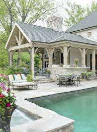 Sealing your patio will help prevent this, deter stains and revive appearance with the color of your choice. Covered Patio With Pool Houzz