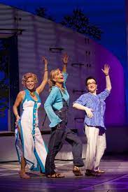 Dancing Queen Feel The Beat From The Tambourine Oh Yea Mamma Mia Broadway 2012 Mamma Mia Broadway Costumes Mama Mia