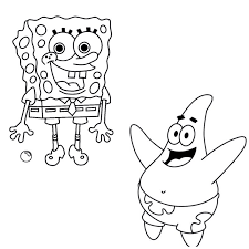 Skachat cara mewarnai gambar spongebob squarepants belajar. Gambar Mewarnai Kartun Anime Lucu Spongebob Patrick Desain Untuk Melatih Kecerdasan Anak Anak Shopee Indonesia