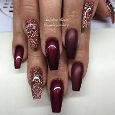 Short coffin nails design ideas will suit those of you who like to look daring but without taking it over the edge. 15 Creative Ways Burgundy Nails Acrylic Coffin With Gold 98 Akkrab Com