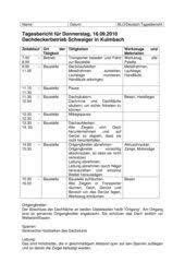 4.1 montag 4.2 dienstag 4.3 mittwoch 4.4 donnerstag 4.5 freitag. Arbeitslehre Arbeitsmaterialien Praktikumsbericht 4teachers De