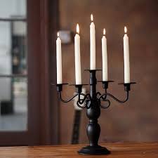 Black Classical Wrought Iron Dining Table Candle Holder Iron Candle Holders Candle Table Romantic Candle Light Dinner