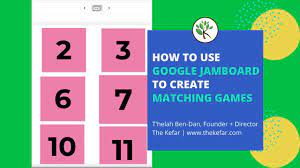 You can select a board with all images, customize a board with text of your choice and mix with images , or just create a board that is all text. How To Create Matching Games Using Google Jamboard The Kefar Youtube