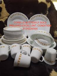 4.8 out of 5 stars. Corelle Butterfly Gold 78 Pcs Kitchen Appliances On Carousell
