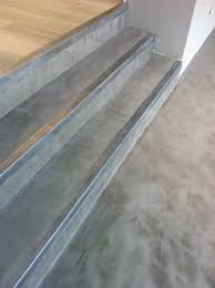 Marche Beton Cire Avec Nez De Marche Inox Beton Cire Nez De Marche Beton Design