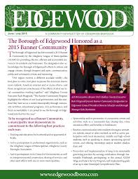 The Borough of Edgewood Honored as a 2015 Banner Community