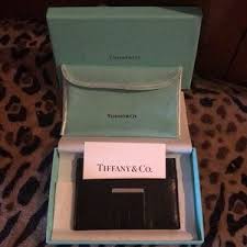 The journey of a tiffany diamond. Tiffany Co Bags Tiffany Co Black Business Card Holder Poshmark