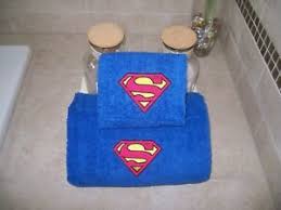 Superhero superman shower curtain bathroom rug set bath mat. Superman Logo Personalized 3 Piece Bath Towel Set Superman Superhero Towels Bath Towels Washcloths