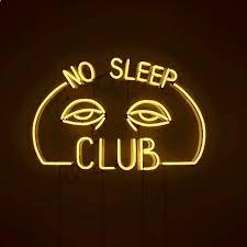 See more ideas about wallpaper, hipster wallpaper, phone wallpaper. Yellow Neon No Sleep Club Sign Neon Wall Signs Yellow Sign Neon Wallpaper