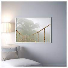 bjorksta picture and frame jungle journey aluminum color 55x39 ikea ikea pictures ikea home goods store