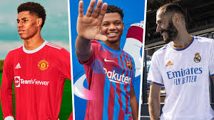 Chelsea and nike have released their new away kit for the upcoming 2021/2022 season,. New 2021 22 Football Kits Barcelona Man Utd All The Top Clubs Shirts Jerseys Revealed Goal Com