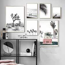 Black is a bold and versatile choice for a room's color scheme. Nordic Canvas Painting Black White Wall Art Posters And Prints Minimalism Wall Pictures For Living Room Home Decor Painting Art No Frame Wish