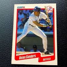 This website uses technologies such as cookies to provide you a better user. Accessories Nflmlb Star Deion Sanders Rookie Baseball Card Poshmark