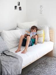 Inspired by an antique daybed with soft lined frame match mot room decors and gives you comfort and support. Diy Plywood Daybed The Merrythought
