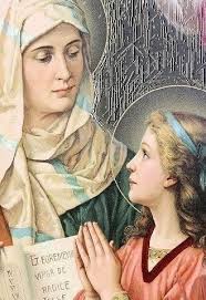 Dedicating Tuesday to St. Anne Make the sign of the cross Act of Contrition  I unite with the Divine Humanity of Jesus. I pray in the Will of the  Father. St. Anne