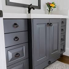 Bathroom paint ideas with grey vanity. Pin On Bathroom Vanity Makeover