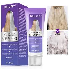 Help keep blonde hair looking bright and clean with a blonde hair shampoo. Amazon Com Purple Shampoo Purple Shampoo For Blonde Hair Bleached Silver Or Brown Highlighted Hair For Bleached Highlighted Hair Removes Yellow Brassy Tones Use Longer For Silver Ash Look Beauty