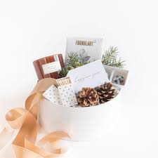 Happy New Year Gift Box By Marigold Grey The Happy New Year Is Perfect For Client Gifts Corporate Gifts Holiday Gift Box Client Gifts Curated Gift Boxes