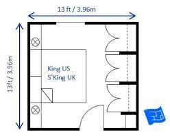 Dimensions (in ft) dimensions (in m) small 5 x 9 1.52 x 2.74: Bedroom Size