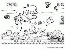 Photo gallery for super mario bros coloring pages. Mario Bros Coloring Pages To Print Coloring Home