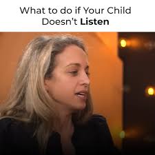 Dr. Becky at Good Inside reveals what to do when your kid won't listen.