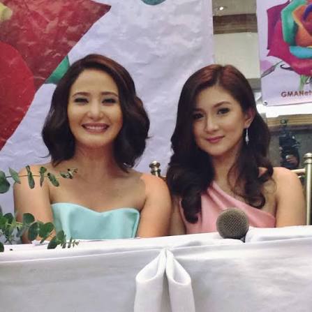 GMA - Katrina Halili and Sheena Halili are looking gorgeous here at the  #DestinyRose press conference.