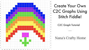 How To Use Stitch Fiddle To Create C2c Corner To Corner
