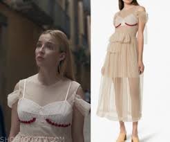 Jodie comer, stacey dooley & aj odudu bring some serious glamour to the red carpet. Jodie Comer Fashion Clothes Style And Wardrobe Worn On Tv Shows Shop Your Tv